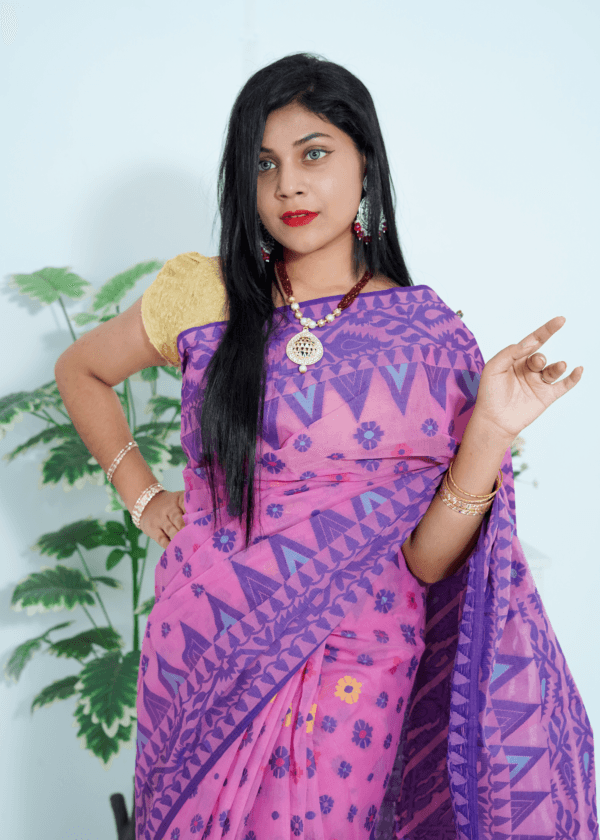 100% Cotton Tater Saree (Premium) - Image 3