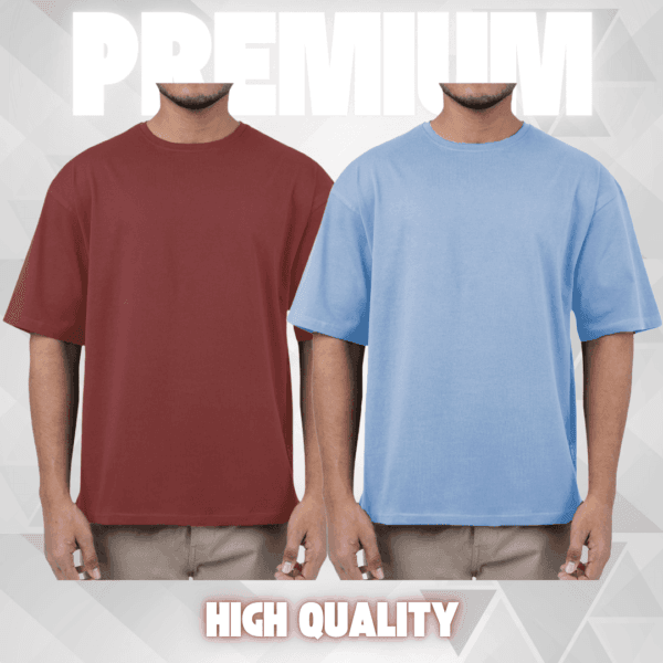 2 piece Premium Drop Shoulder Coffee & Sky